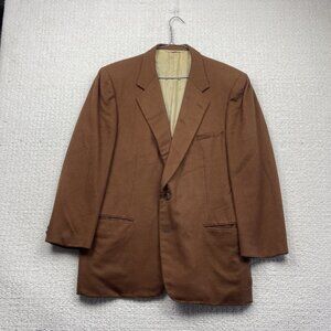 Franck Namani Paris Cashmere Blazer Sport Coat Jacket 54L Mocha Brown Luxury